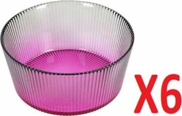 Porland Tirius Pembe-K.Yeşil Kase 13 cm 6'lı 04FIA002616 - Image 1