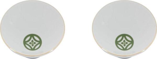 Porland Morocco Desen Yeşil Çukur Tabak 20cm 2'li - Image 1
