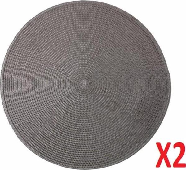 Porland Vista Gri Amerikan Servis 38cm 2'li 04STY005185 - Image 1
