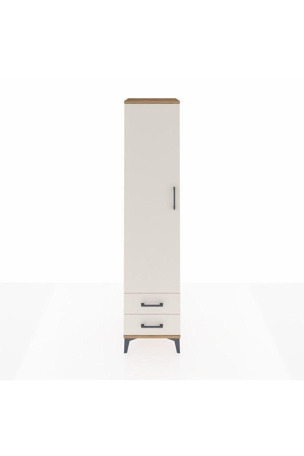 Dienni Hyperion Dolap 3 Raflı 2 Çekmeceli 1 Askılı 44 x 44 x 195 cm Çam - Aytaşı - Image 1