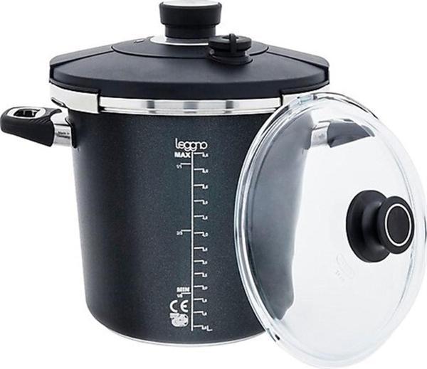 Leggno Black Döküm Düdüklü Tencere 24cm 5,5lt Blk2383pc6stn - Image 1