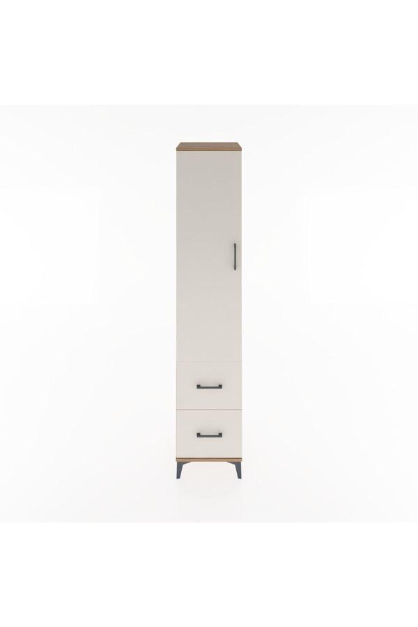 Dienni Hyperion Dolap 2 Raflı 2 Çekmeceli 1 Askılı 44 x 44 x 221 cm Çam - Aytaşı - Image 1