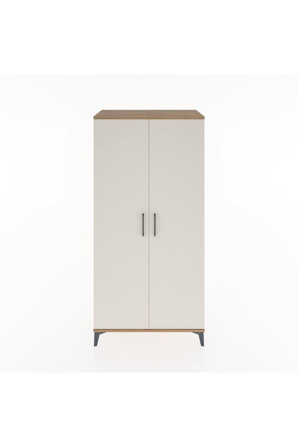 Dienni Hyperion Dolap 2 Raflı 2 Kapaklı 1 Askılı 88 x 44 x 182 cm Çam - Aytaşı - Image 1