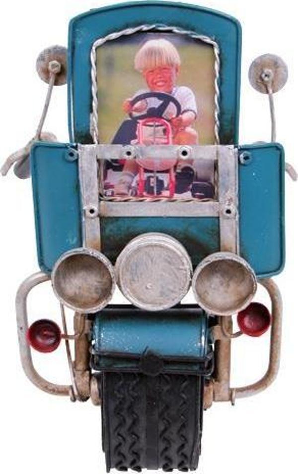 Dekoratif Metal Çerçeve Motosiklet Temalı Hediyelik - Image 1