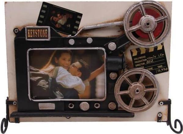 Dekoratif Metal Çerçeve Sinema Projektörü Dekorlu Hediyelik - Image 1
