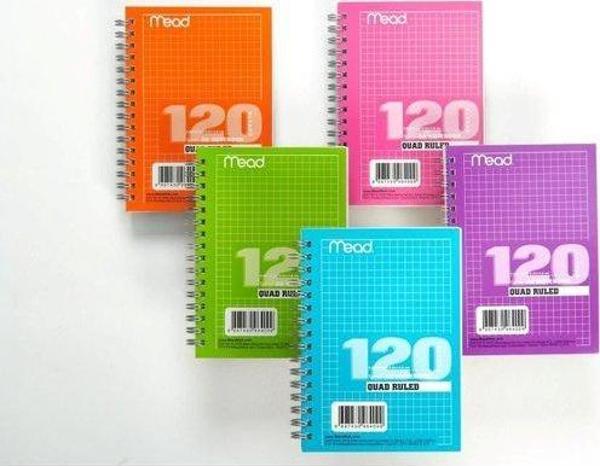 Mead Spiral A6/120 Kareli Okul Defteri M 205750 - Image 1