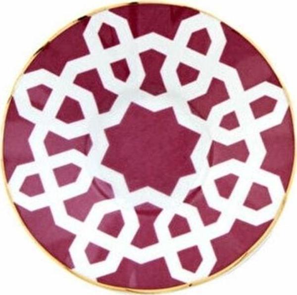 Porland Morocco Ergonomik Çay Tabak Ds5 Fuşya 12 Cm - Image 1