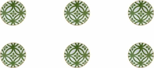 Porland Morocco Yeşil Çay Tabağı 12 cm 6'lı - Image 1