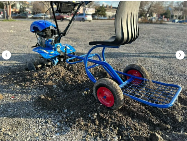 DALAZ, Fırtına FTN-310 Benzinli 6.5 Hp Çapa Makinesi UYUMLU MAVİ TAŞIMA SELESİ,MİNİ RÖMORK    - Image 1