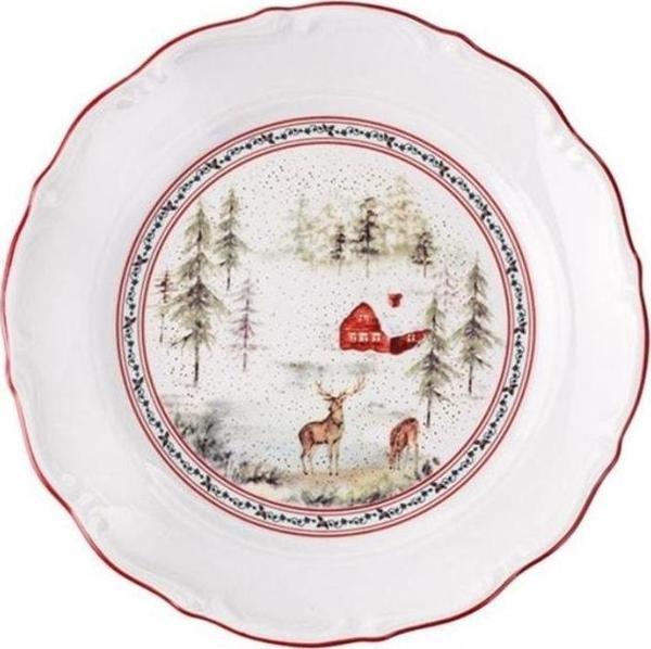 Porland Caribou Düz Tabak 24cm - Image 1