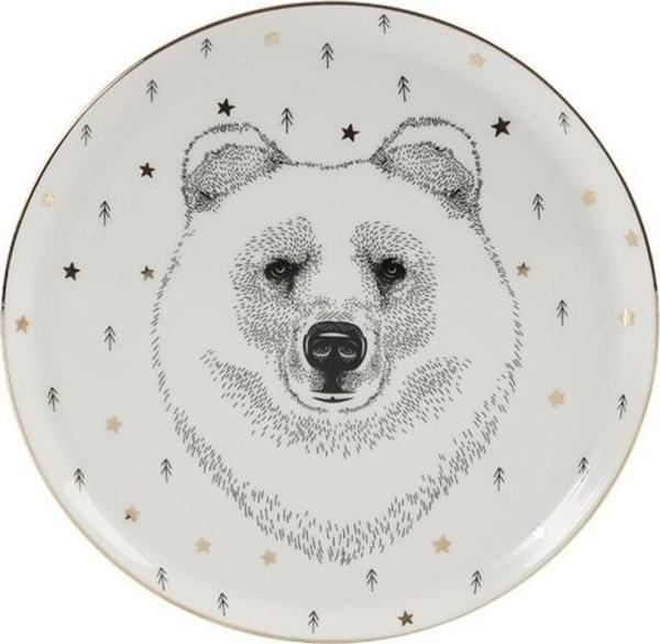 Porland Forest Bear Düz Tabak 20cm - Image 1