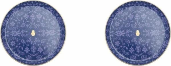 Porland Glamorous Lacivert Düz Tabak 24cm 2'li 04ap021552 - Image 1