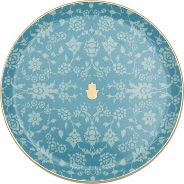 Porland Glamorous Turkuaz Düz Tabak 24 cm - Image 1
