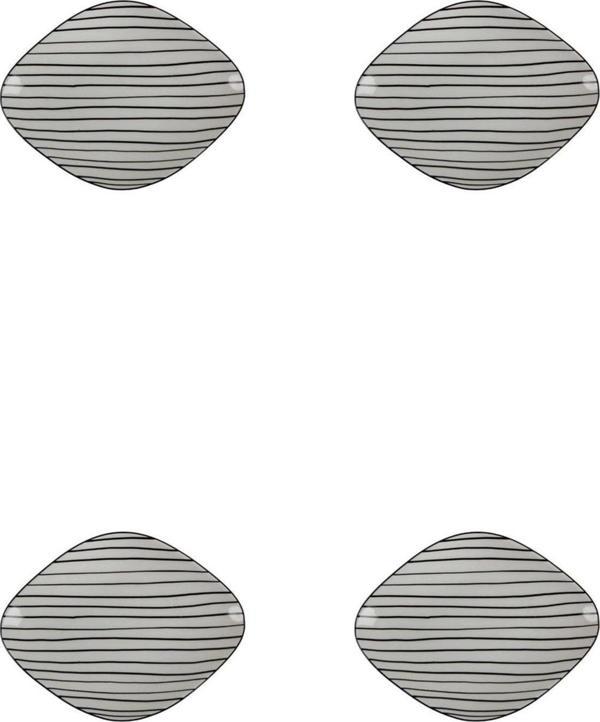 Porland Hope Düz Tabak 19cm 4'lü - Image 1