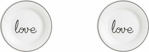 Porland Hope Love Düz Tabak 17cm 2'li 04lfh000391 - Image 1