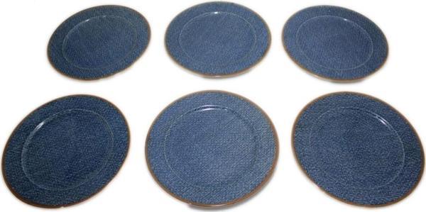 Porland Liny Servis Tabağı Seti 24 Cm 6'lı - Image 1