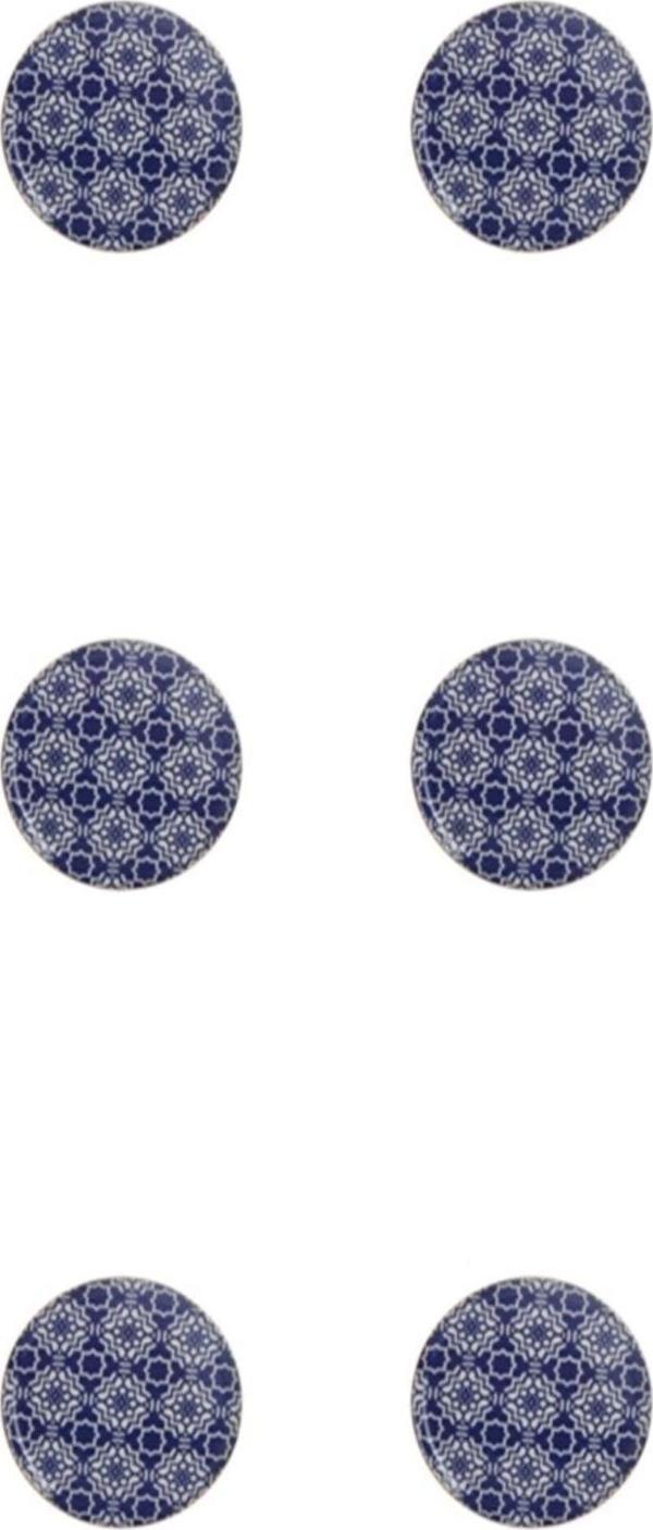 Porland Morocco Desen Mor Düz Tabak 28cm 6'lı - Image 1