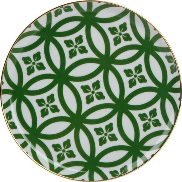 Porland Morocco Desen1 Yeşil 28cm Yemek Tabağı - 162928 - Image 1