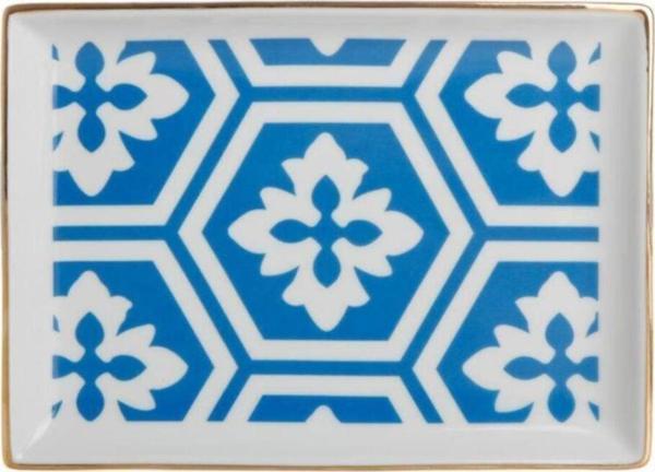 Porland Morocco Desen2 Mavi 18x13 Cm Kahvaltı Tabağı - 358819 - Image 1