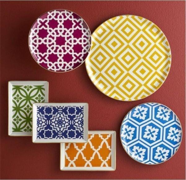 Porland Morocco Desen4 Sarı Düz Tabak 20cm - Image 1