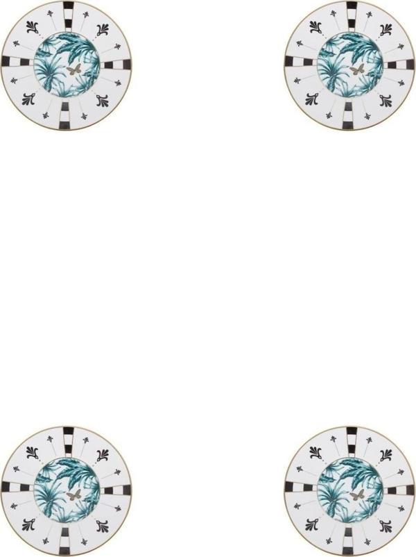 Porland Palms Düz Tabak 21cm 4'lü - Image 1