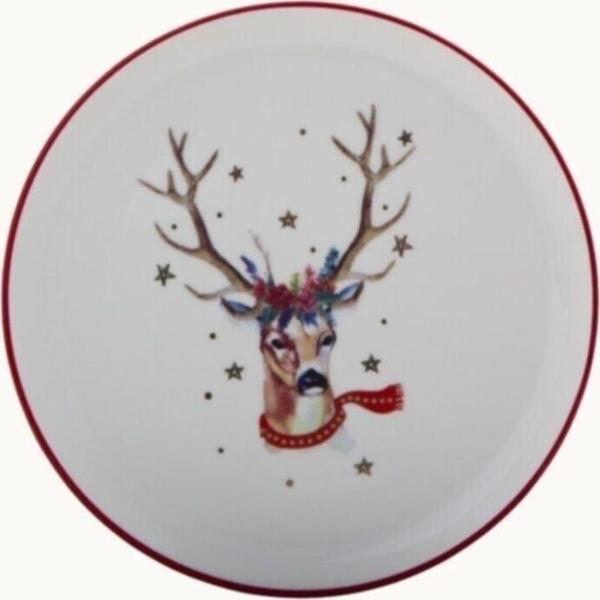 Porland Winter Düz Tabak 20cm - Image 1