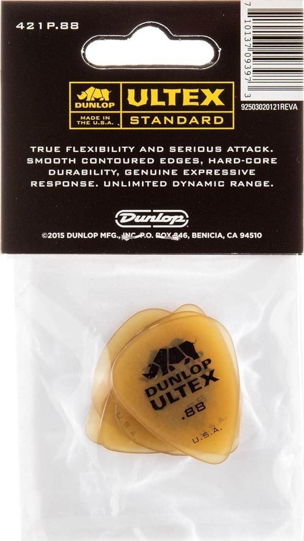 Jim Dunlop 421P.88 Ultex 6lı Paket Pena (0.88 mm) - Image 1