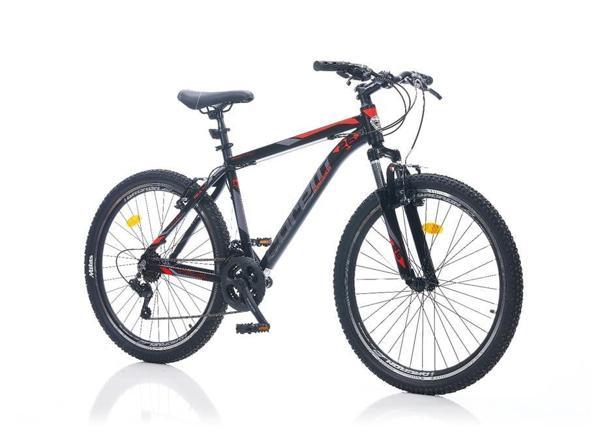 CORELLİ FELİX 3.0 ERKEK DAĞ BİSİKLETİ 380H V 26 JANT 21 VİTES SİYAH TURUNCU GRİ - Image 1