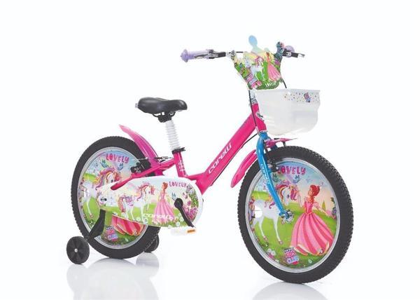 CORELLİ LOVELY KIZ ÇOCUK BİSİKLETİ V 20 JANT PEMBE KIRMIZI - Image 1