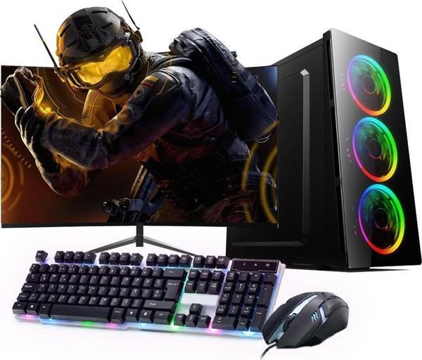 INTEL I5 12400F 16GB 480SSD 4GB GTX1650 24" Monitörlü (Gaming SET) - Image 1