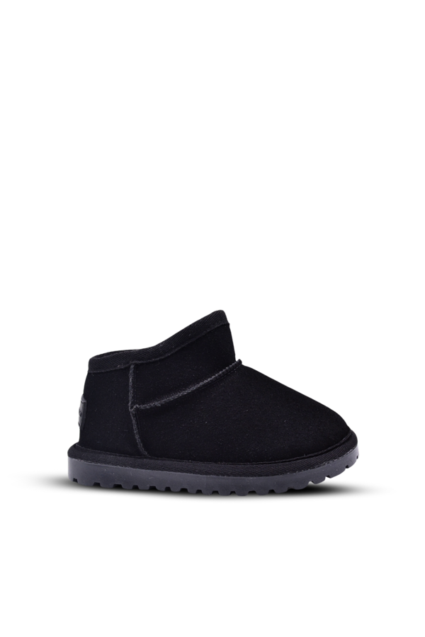 Kugga Kız Ve Erkek Çocuk İçi Kürklü Siyah Renk Bot - Image 1