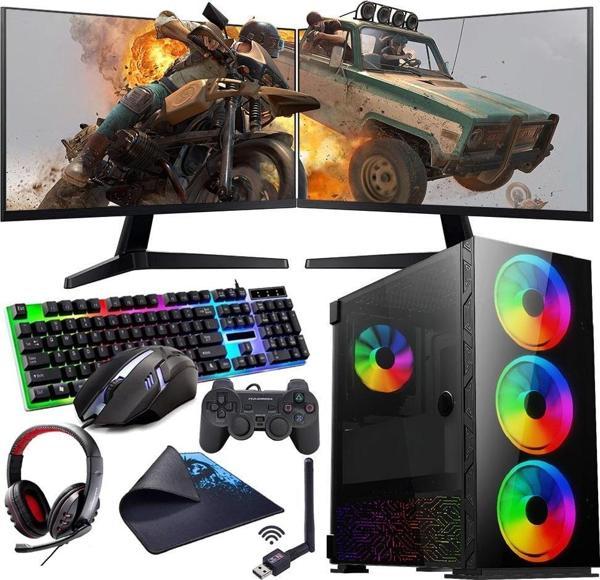 INTEL I5 13400F 16GB 1TB M2 8GB RTX3050 Çift 24" Mon. (Gaming SET) - Image 1