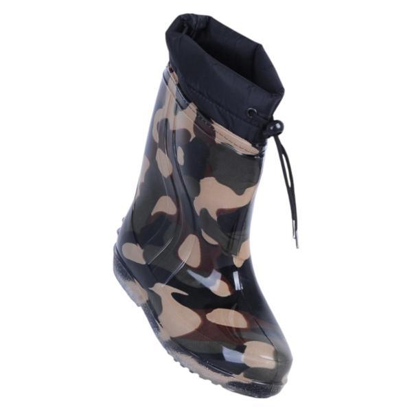 Skuaıter Haki Paraşüt Termal Kürklü Erkek Çocuk Çizme Bot - Image 1