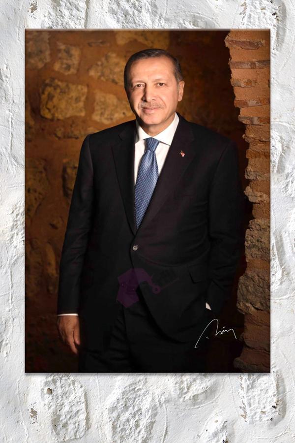 Morfil Sanat Atölyesi Recep Tayyip Erdoğan Rte Kanvas Tablo - Image 1