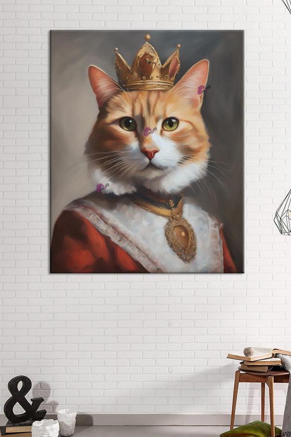 Morfil Sanat Atölyesi Sevimli Tarz Kediler Senin Kedin Hangi Tarz Sevimli Patiler Kanvas Tablo - Image 1