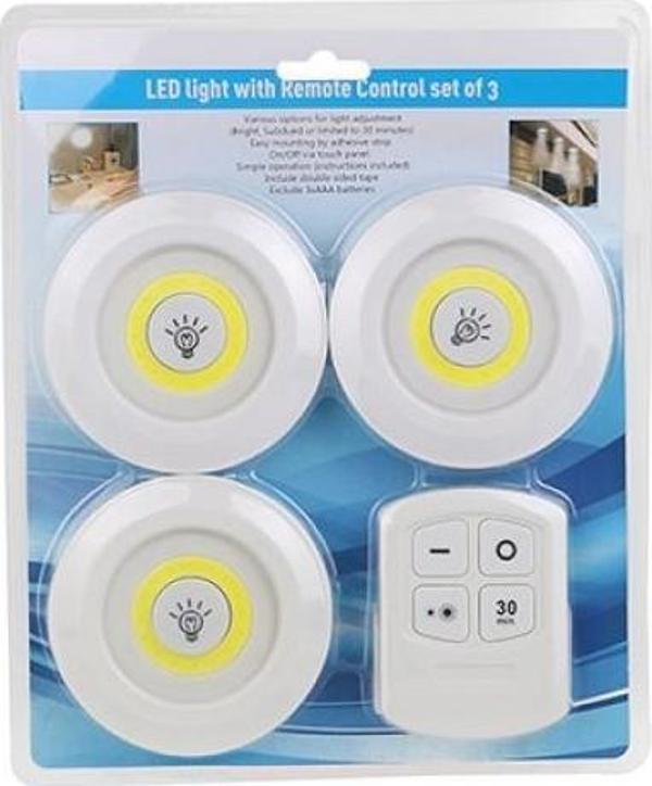 Uzaktan Kumandalı Yapışkanlı Led Spot Lamba Kamp Lamba - Image 1