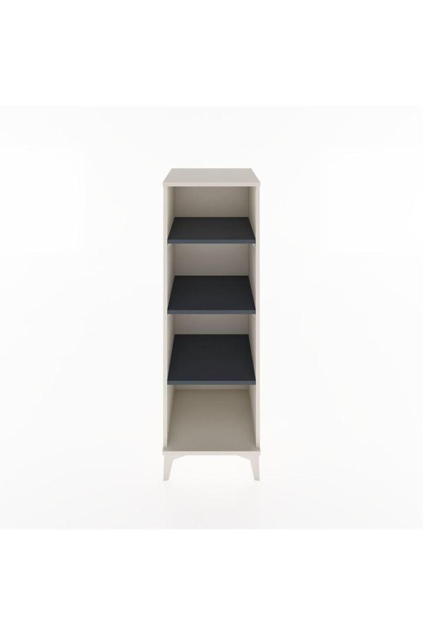 Dienni Hyperion Dolap 3 Raflı 44 x 44 x 134 cm Aytaşı - Antrasit - Image 1