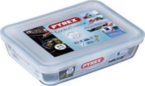 Pyrex Dikdörtgen Kapaklı Saklama Kabı 2,6 Lt - Image 1