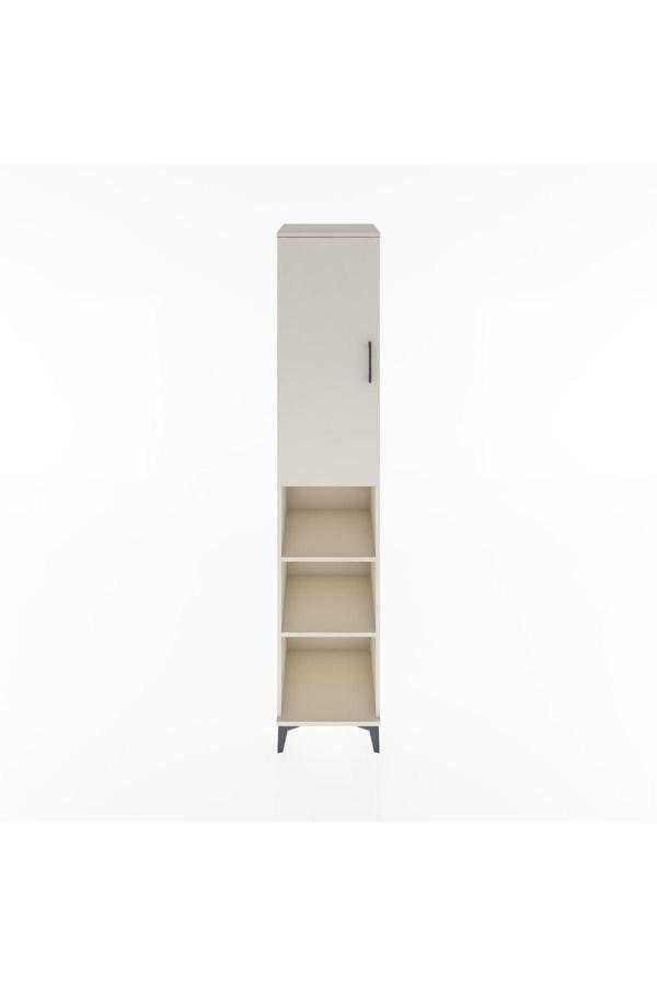 Dienni Hyperion Dolap 4 Raflı 1 Kapaklı 1 Askılı 44 x 44 x 221 cm Aytaşı - Aytaşı - Image 1