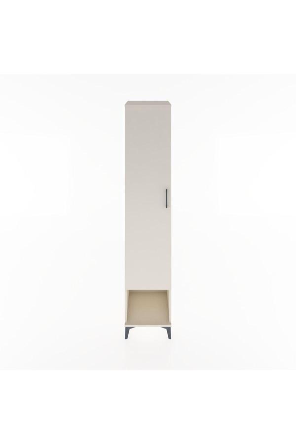 Dienni Hyperion Dolap 3 Raflı 1 Kapaklı 1 Askılı 44 x 44 x 221 cm Aytaşı - Aytaşı - Image 1