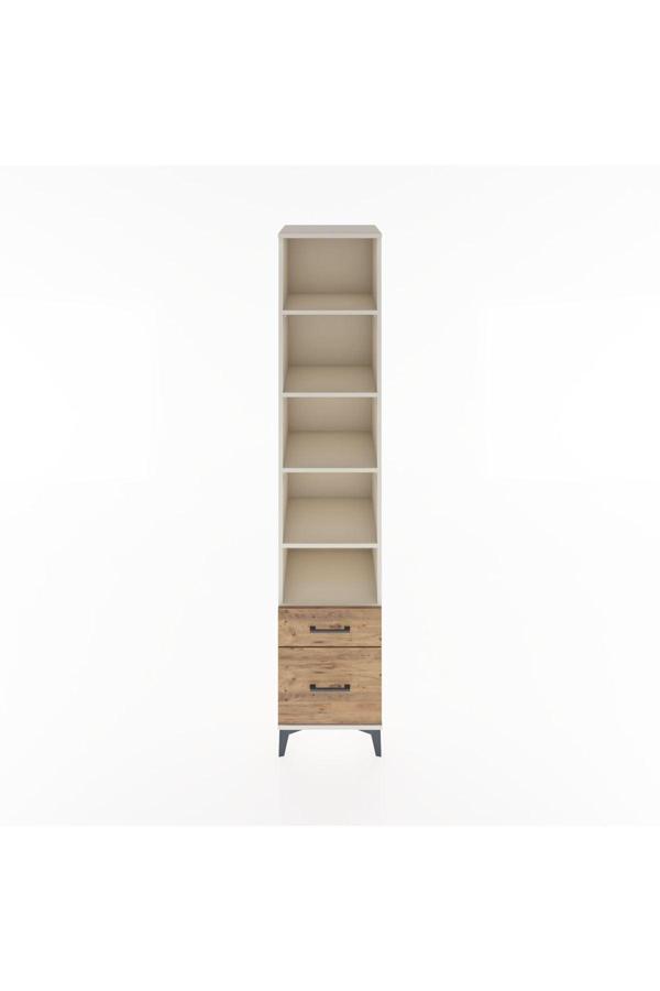 Hyperion Dolap 5 Raflı 2 Çekmeceli 44x44x221 Aytaşı-Çam - Image 1