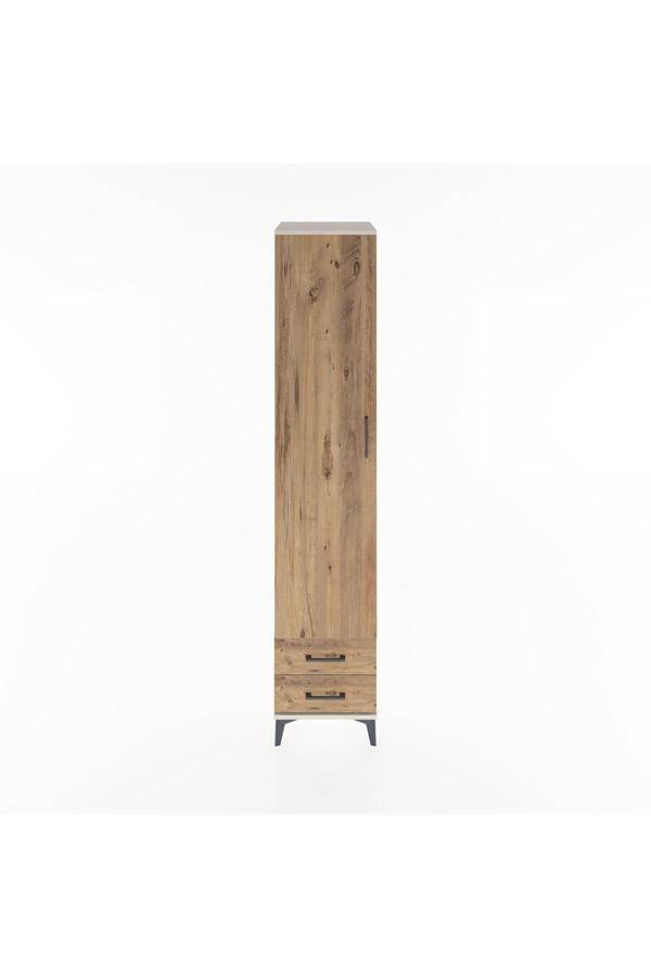 Dienni Hyperion Dolap 3 Raflı 2 Çekmeceli 1 Askılı 44 x 44 x 221 cm Aytaşı - Çam - Image 1
