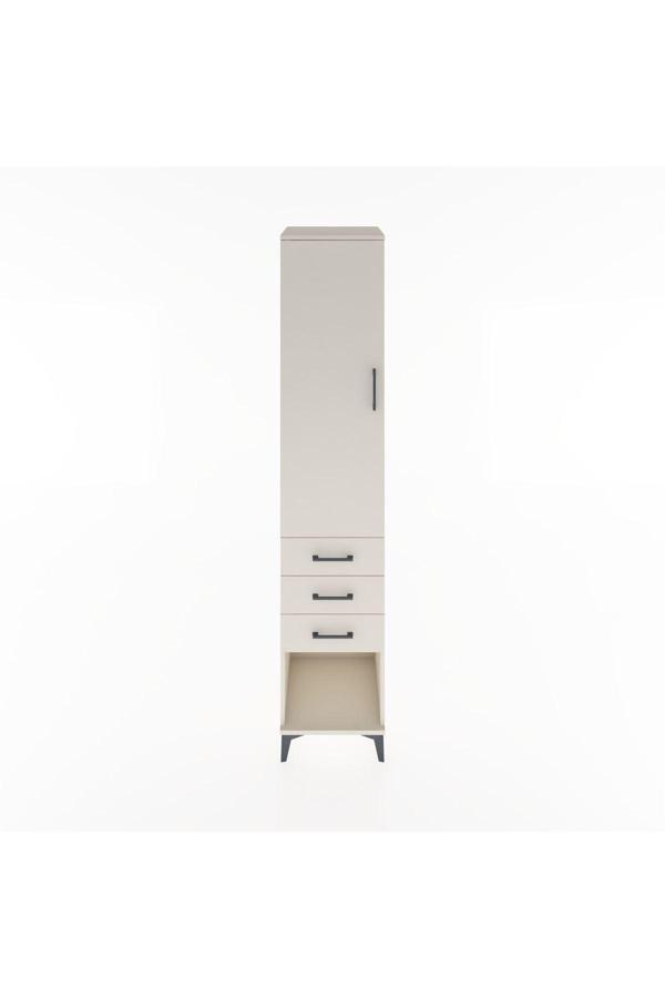Dienni Hyperion Dolap 3 Raflı 3 Çekmeceli 1 Kapaklı 44 x 44 x 221 cm Aytaşı - Aytaşı - Image 1