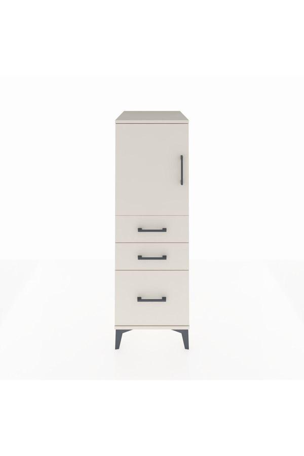 Dienni Kronos Dolap 2 Raflı 3 Çekmeceli 1 Kapaklı 44 x 59 x 134 cm Aytaşı - Aytaşı - Image 1