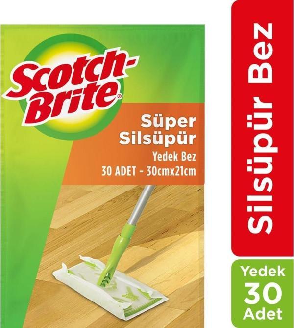Scotch Brite Silsüpür Paspas Q600 Yedek Bez 30 Adet - Image 1