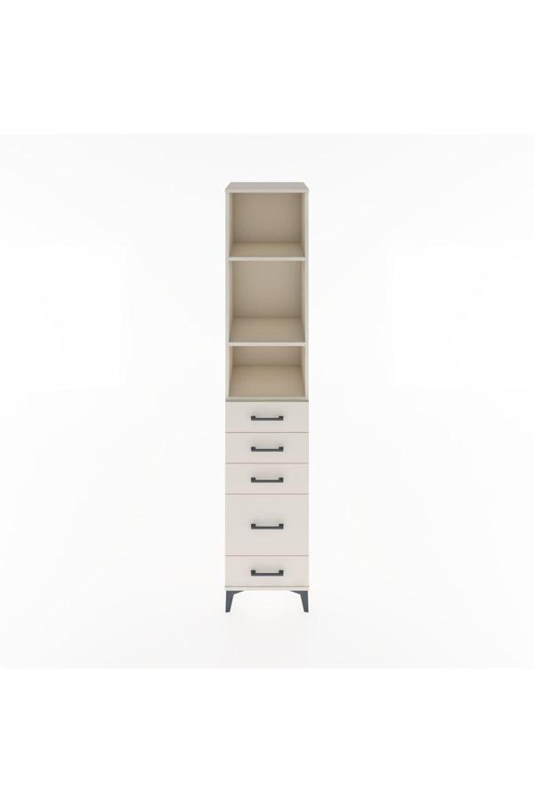 Hyperion Dolap 3 Raflı 5 Çekmeceli 44x44x221 Aytaşı-Aytaşı - Image 1