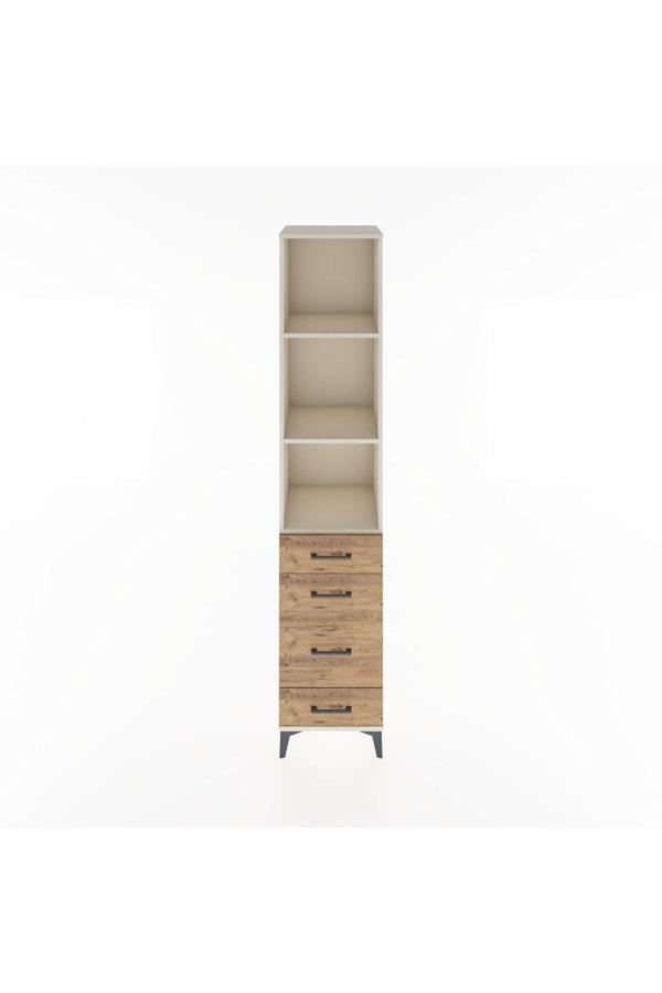 Hyperion Dolap 3 Raflı 4 Çekmeceli 44x44x221 Aytaşı-Çam - Image 1