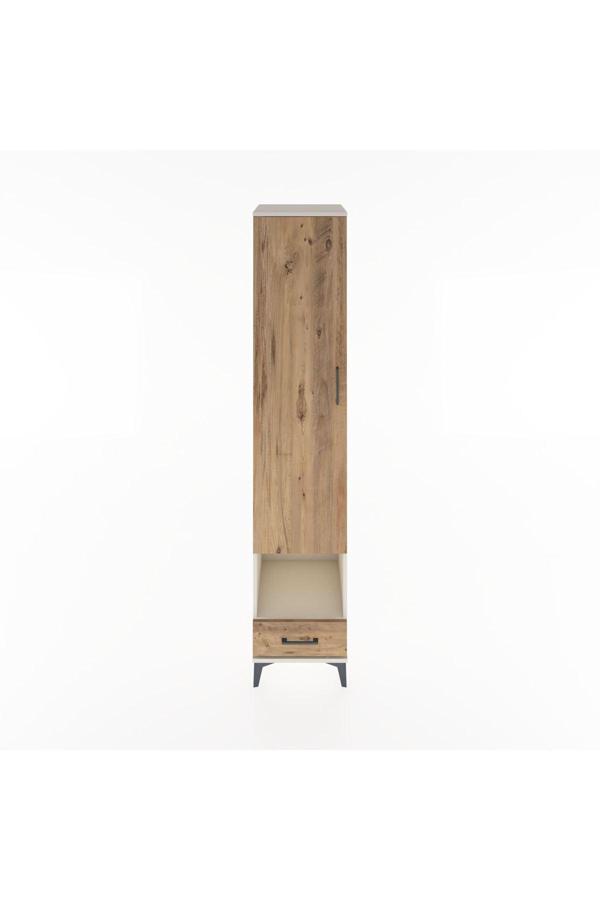 Dienni Hyperion Dolap 4 Raflı 1 Çekmeceli 1 Askılı 44 x 44 x 221 cm Aytaşı - Çam - Image 1