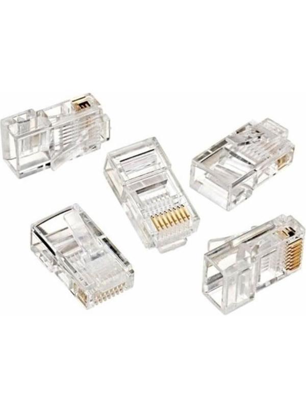 S-LINK SL-RJ460 CAT6 UTP Konnektör 100 lü paket - Image 1