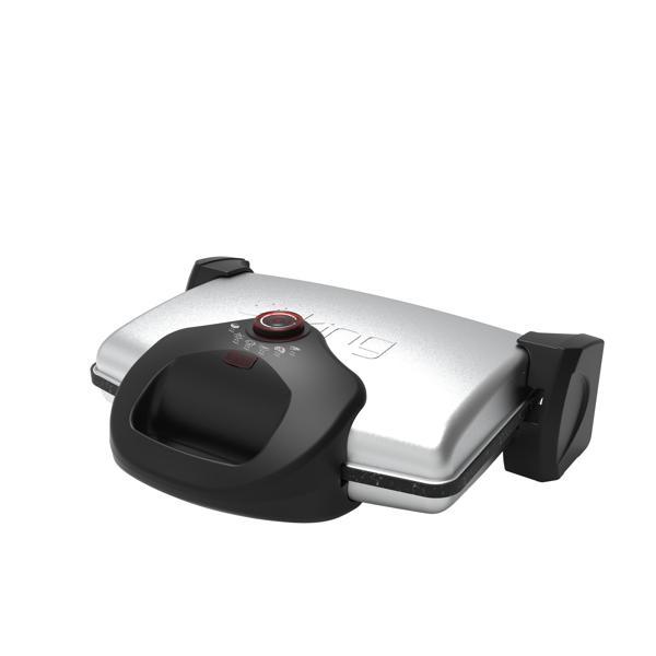 KING P637Y GRİLLMAX IZGARA VE TOST MAKİNESİ INOX - Image 1